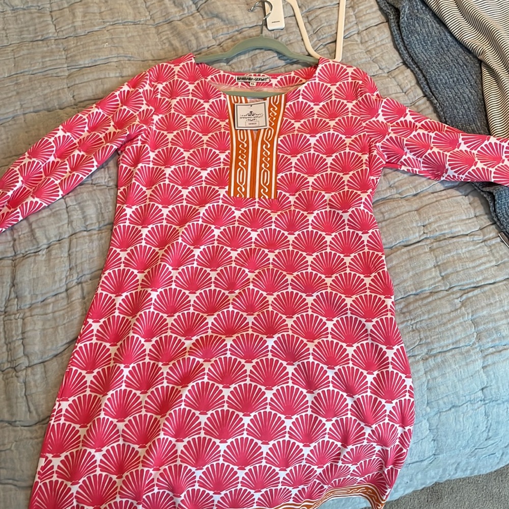 Barbara Gereit pink seashell dress